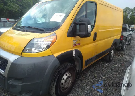 2019 Ram Promaster 1500 Low Roof 118 Wb из США, поврежденный, VIN 3C6TRVNG4KE535176